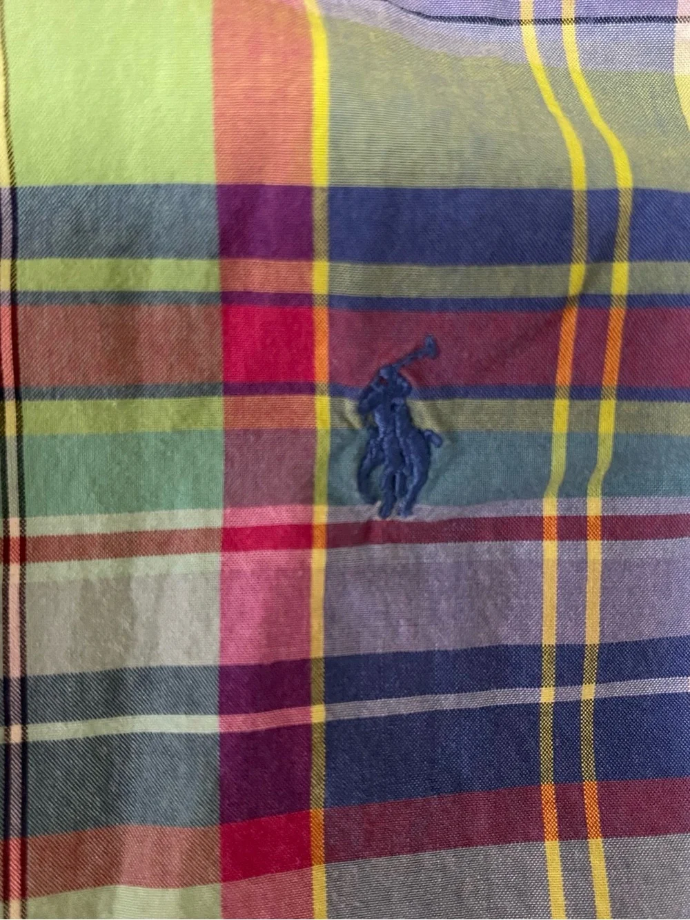 Ralph Lauren Boys' Multicolor Plaid Button-Down Shirt
